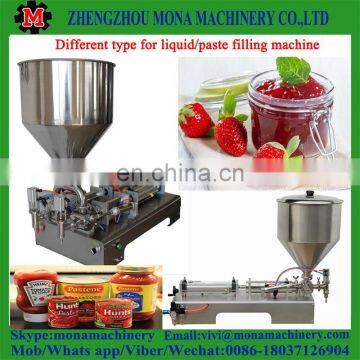 Manual Cosmetic Cream Paste Pneumatic Bottle Filling Machine for Sale photo-3