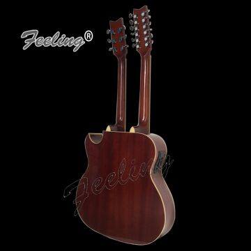 Feeling harp guitar Double neck guitar double-1