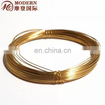 flat brass wire