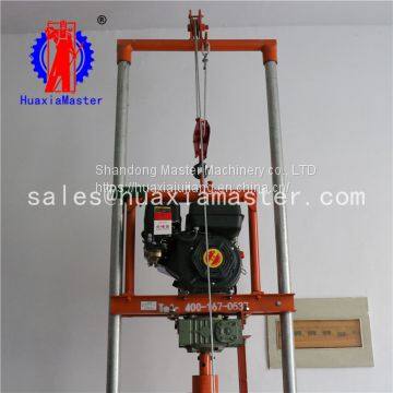 SJQ gasoline engine water well drilling rig / small well drill made in China