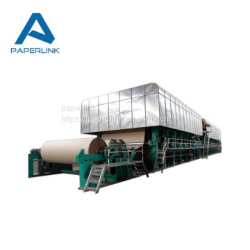 China kraft fluting paper roll making machinery good quality corrugated cardboard production line