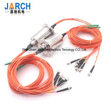 2 3 4 channels SM/MM Fiber Optic Rotary Joint Optical Slip Ring Manufacturer