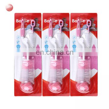 New Bottle Nipple Brush Set Wholesale Silicone Baby Bottle Cleaning Brush