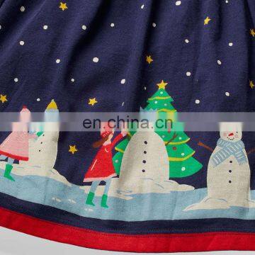 Christmas Dress Kids Girl Dress Cotton photo-4