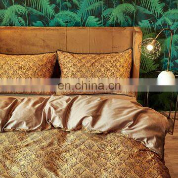 RAWHOUSE Nordic Solid Color Hotel 60s Bedding Set Luxury Cotton 100% Printing Comforter Bed Sheet Bedding Set photo-3