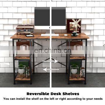 2020 Modern Home Office Professional Student Study Writing Computer Desk Black Color Furniture Desks photo-3