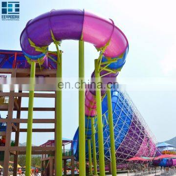 CNC Machining Children Slide Adult Slide In Waterpark With RoSH Certificate