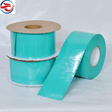 Inner wrapping viscoelastic anticorrosion tape self-healing for flanges