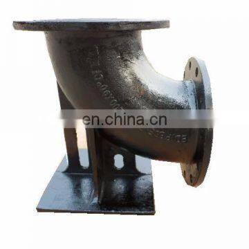 Ductile Iron Pipe fitting Flange Socket 90 Degree Duckfoot Bend with good quality