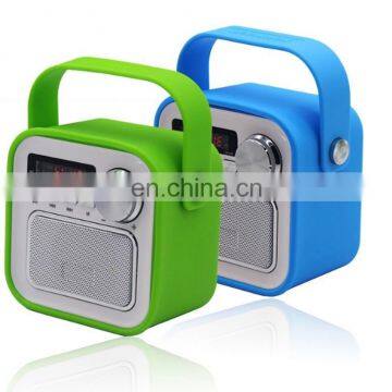 Retro speaker bluetooth custom logo with digital display