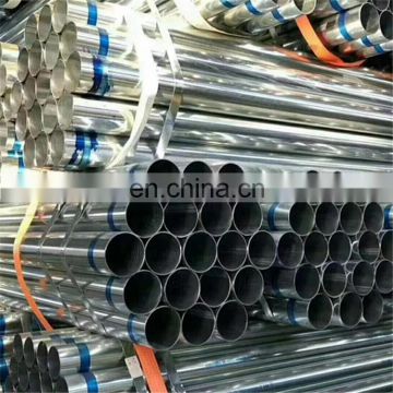 Hot dipped galvanized steel pipes with 300g 45um zinc thickness