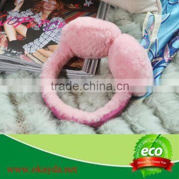 warm sheepskin ear muff made in China