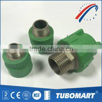 Reliable supplier TM260 ppr type B female / male adapter union with high temperature