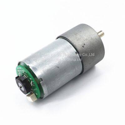 Mini DC Gear Motor 12V 24V D Shaft 37mm Gearbox Motor Reduction Small Electric Motor with Encoder