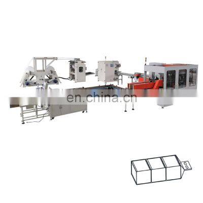 Automatic soft facial tissue machine production line