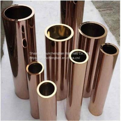 Rose Gold Colorful 316 Decorative Steel Welded Pipe