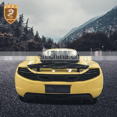 Carbon Fiber RZ Style Spoiler Car Parts Suitable For McLaren MP4 12C Body Kits Rear Wing