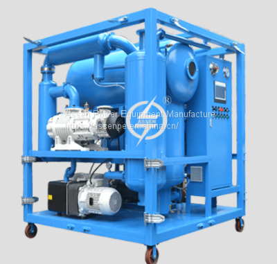 Acid Remove Double Stage Vacuum Transformer Oil Regeneration Purification Machine