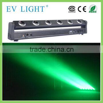 Guangzhou stage light 6pcs*15w rgbw four in one led beam effect bar light