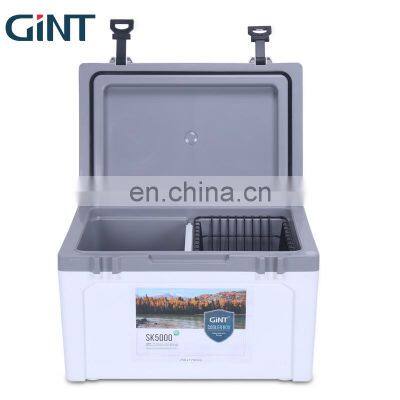 GiNT 50L Custom Logo Light Weight Ice Chest PU Foam Good Insulation Hard Cooler for New Year Sale