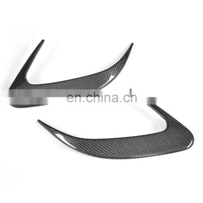 W218 Carbon fiber Rear Bumper Vents Trim for Mercedes Benz CLS400 CLS500 CLS550 CLS63 AMG 2015-2017