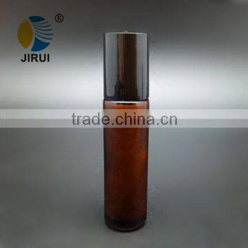 10ml Frosted amber glass roll on bottle