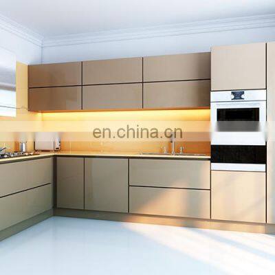CBMMART Shaker Style Modern High Gloss Designs Wooden Kitchen Cabinet Sets Made in China