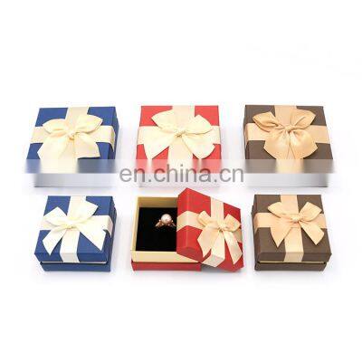 Luxury Hot Sale Factory Wholesale Custom Jewelry Box Paper Bowknot Jewelry Box photo-2