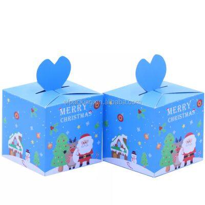 Christmas craft white cardboard paper gift boxes