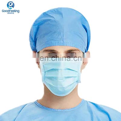 2022 soft breathable spunlace medical masque chirurgical medIcal mask 3ply blue surgical face mask anti fog