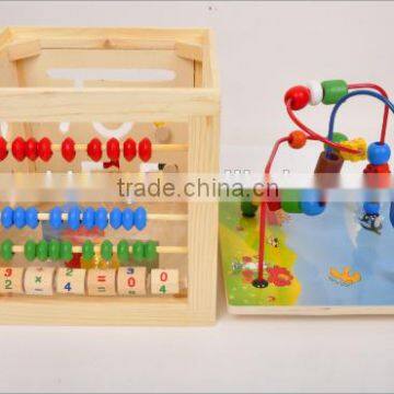 Chinese Kids Games Intelligent Playing Cube Wooden Educational Toys for Kids Wholesale photo-2