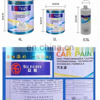 Lacquer Automotive Acrylic Coating Top Coat Master Paints Matte Black White Colors 2K Car Paint photo-4