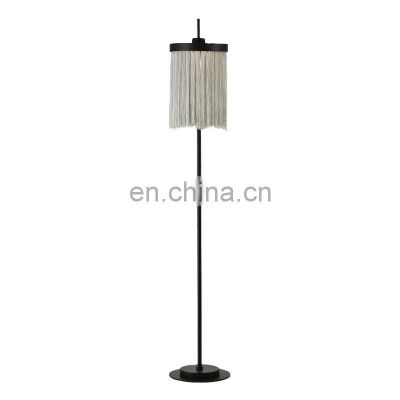 HUAYI New tassel floor lamp creative personality vertical modern light luxury living room decoration floor lamp