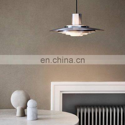 Nordic Creative LED Indoor Pendant Light Industrial Style Bedroom Decorative Flying Saucer Chandelier