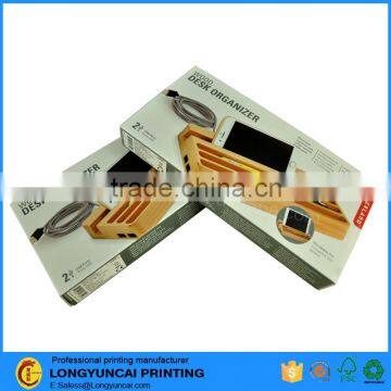 Customized tuck end solid corrugated paper box packaging