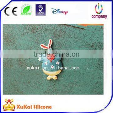 tale rabbit Turtle Beach design soft PVC fridge magnet