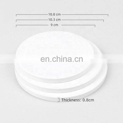 Gifts Porcelain Plates Blank Ceramic Coaster for Drinks photo-5