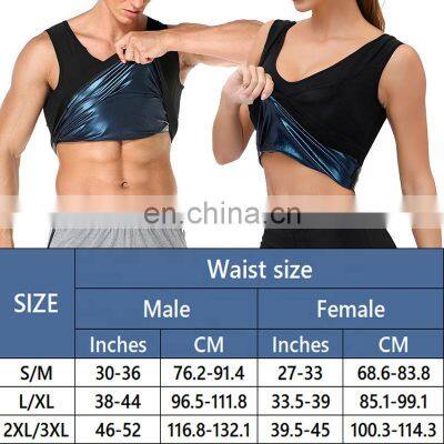 Men Sauna Sweat Vest Men Waist Trainer Sauna Suits Women Sauna Tank Top for Weight Loss Body Shaper Shapewear photo-4
