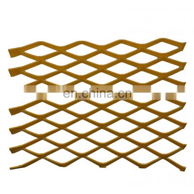 Aluminum expanded metal mesh facade for ceiling