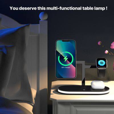 Multifunctional Magnetic Wireless Charger 15W Wireless Charging Stand 15w Wireless Charger Fast Charger Station Stand For IPhone