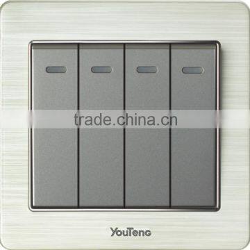 16A 4 Gang 1 Way Smart Push Switch Smart Switch