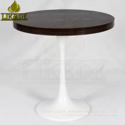 Modern Coffee Table With Metal Base and Plywood Top for Coffee Dining Table Furniture Legs photo-4