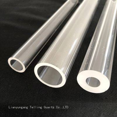 Thick wall quartz glass tube wall thickness quartz tubes