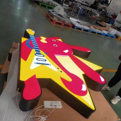 Acrylic Luminous Words Mini Words Resin Outdoor Advertising Back Luminous Stainless Steel Advertising photo-5