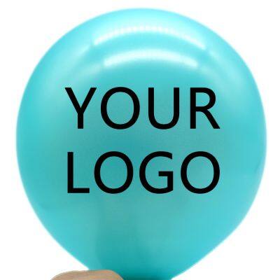 Good Quality Personalized Round Globus Helium Advertising Latex Balloon Custom logo Printed Balloons