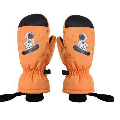 custom made wind proof water proof Children’s Ski Gloves with custom logo