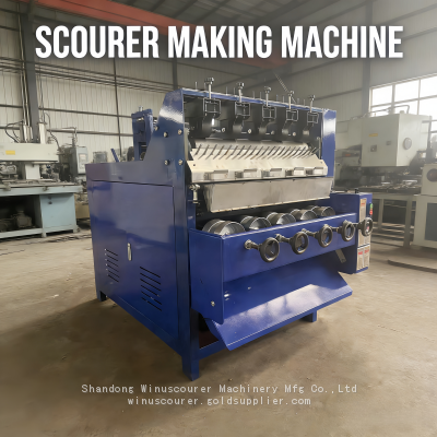 Automatic 5 Wires 5 Balls Scourer Production Line Machine Intelligent Manufacturing Machinery