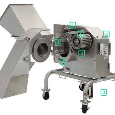 Ligne de production de machines de coupe d'éléments végétaux industrielles entièrement automatiques pour concombres, tomates et légumes feuillus