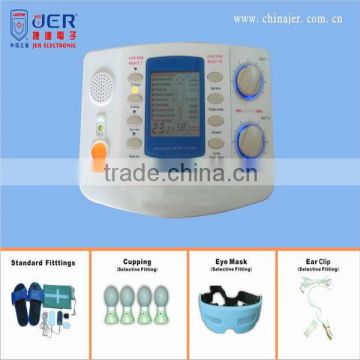 EA-F28U 4 outputs electric tens therapy device with eye massager