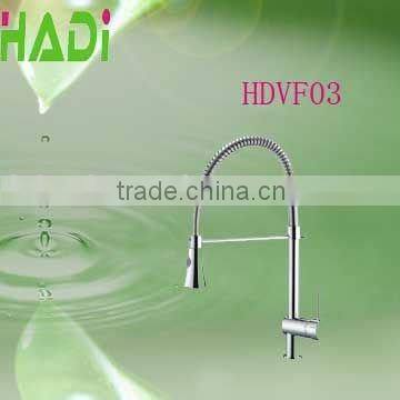 304 sus stainless steel kitchen faucets polished finished brass basin mixer HDVF03